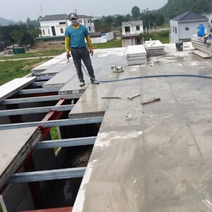 Thi công sàn bê tông nhẹ lắp ghép