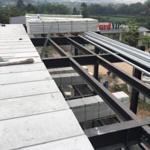 Thi công sàn bê tông nhẹ lắp ghép