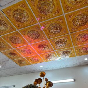 Mẫu trần nhôm phòng thờ